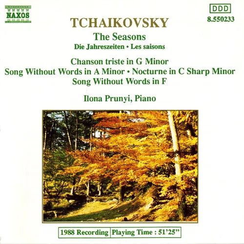 The Seasons / Chanson Triste In G Minor