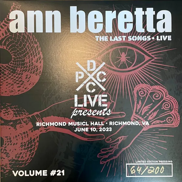 DCXPC Live Presents Vol. #21 Ann Beretta The Last Songs Live