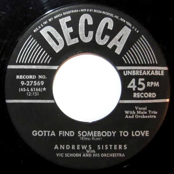Gotta Find Somebody To Love / Too Young