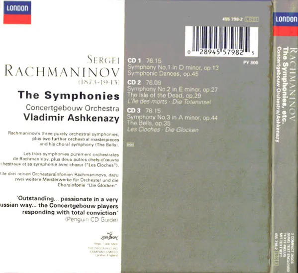 The Symphonies (Symphonies 1-3 / The Bells / Symphonic Dances / The Isle Of The Dead)