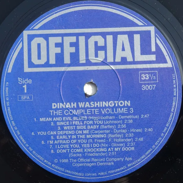 The Complete Dinah Washington Vol. 3 1947