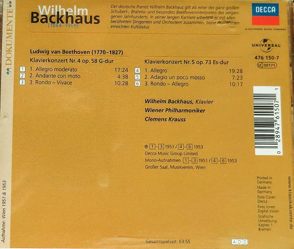 Klavierkonzert Nr. 4 · Klavierkonzert Nr. 5