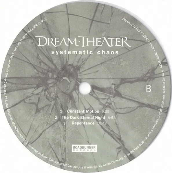 Dream Theater: Systematic Chaos (Rocktober 2025, 140Gr.)