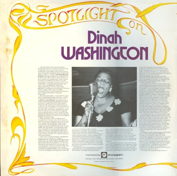 Spotlight On Dinah Washington