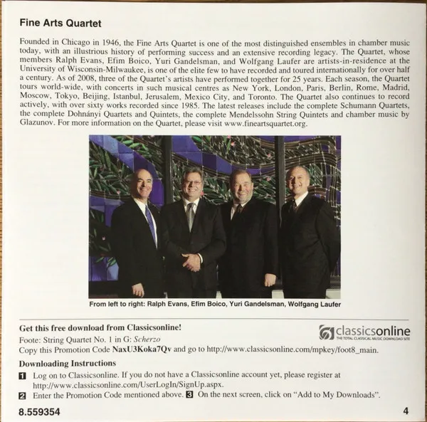 Four American Quartets
