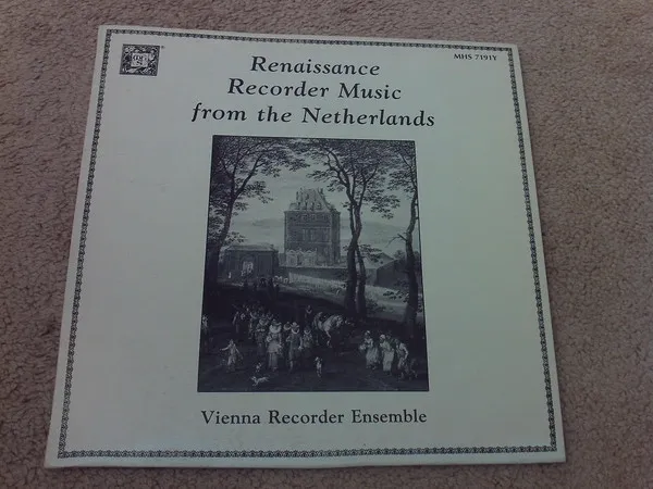 Renaissance Recorder Music From The Netherlands