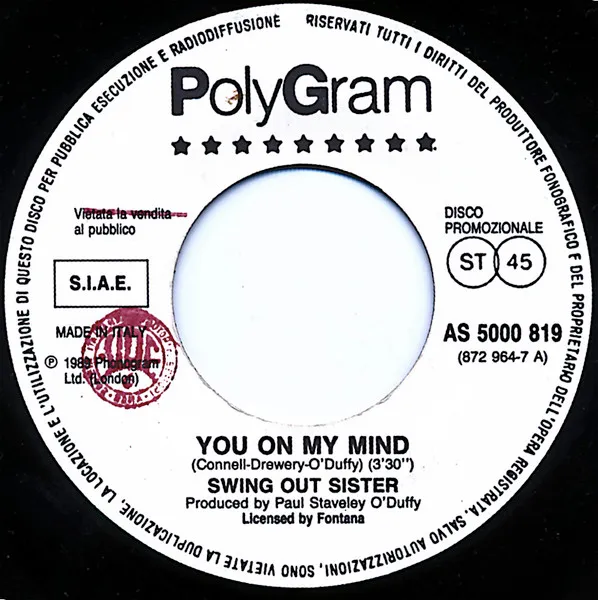 You On My Mind / Madre Negra Aparecida