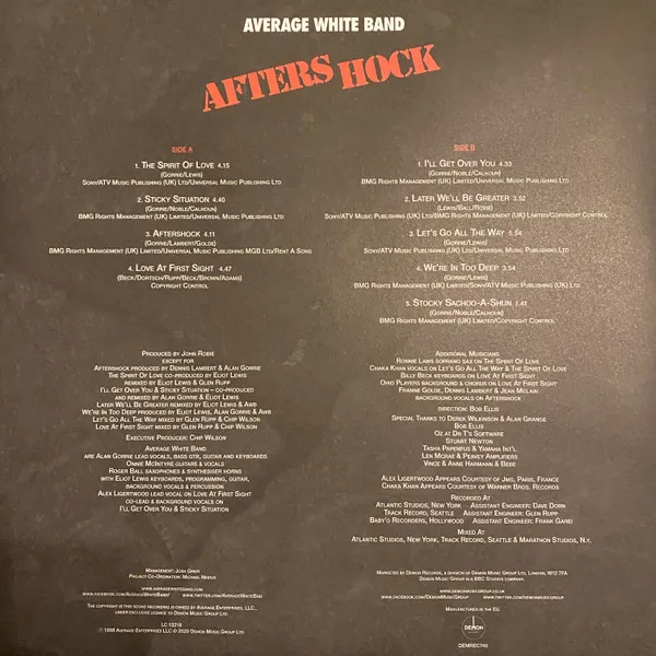 Aftershock (180g) (Clear Vinyl)