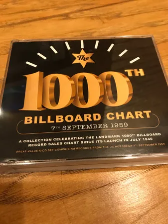 1000th Billboard Chart 7th September 1959