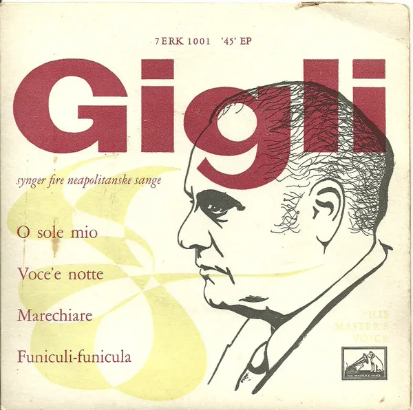 Gigli Synger Fire Neapolitanske Sange