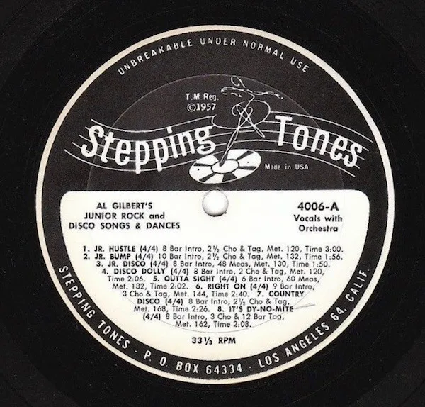 Al Gilbert's Junior Rock And Disco Songs & Dances
