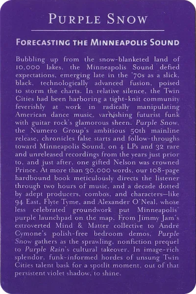 Purple Snow: Forecasting (Box)