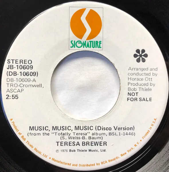 Music, Music, Music (Disco Version) / Where Did The Good Times Go?