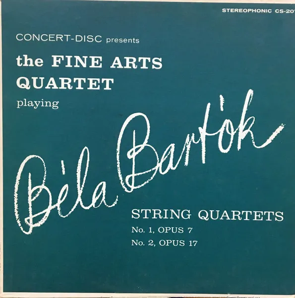 String Quartets No.1 Opus 7, No. 2 Opus 17