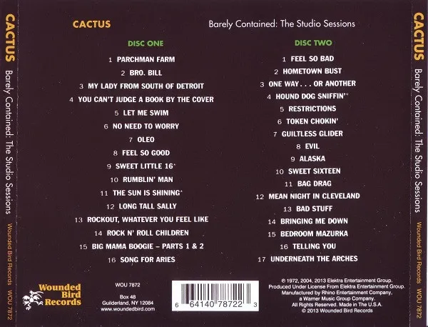 Barely Contained-Studio Sessions