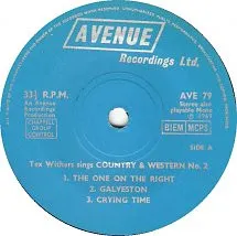 Tex Withers Sings Country & Western No. 2