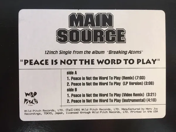 Peace Is Not The Word To Play