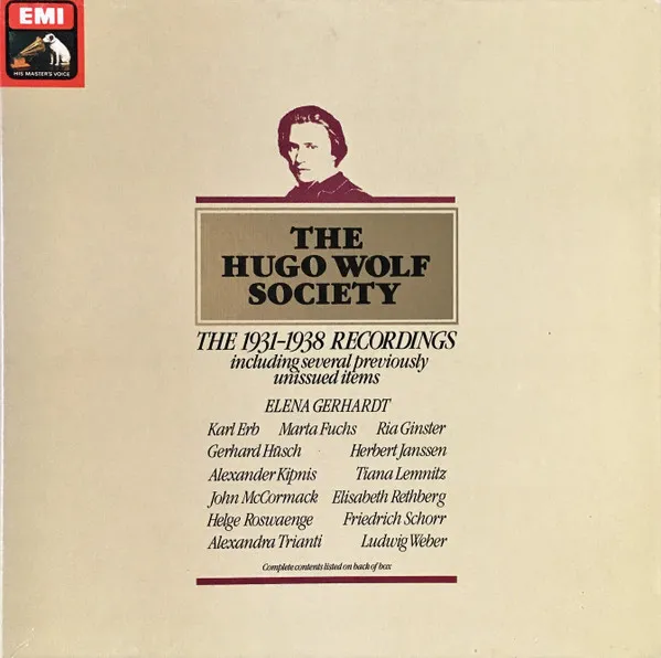 The Hugo Wolf Society - The 1931-1938 Recordings