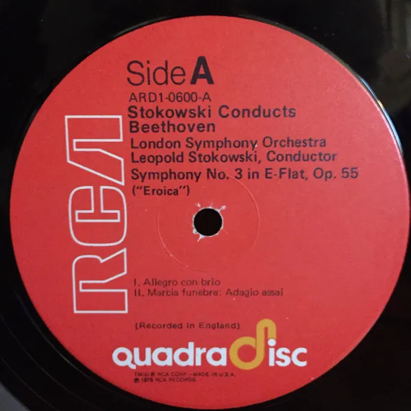 Stokowski Conducts Symphony #3 "Eroica" / Coriolan Overture