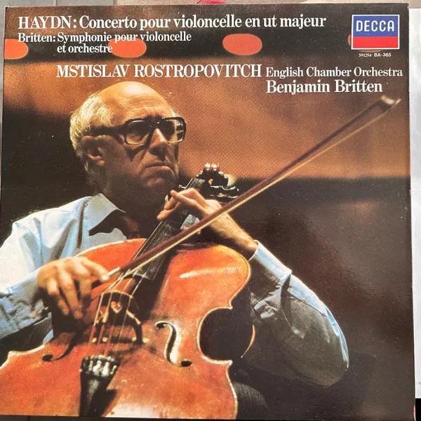 Concerto Pour Violoncelle En Ut Majeur / Symphonie Pour Violoncelle Et Orchestre
