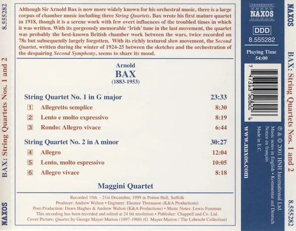 String Quartets 1&2