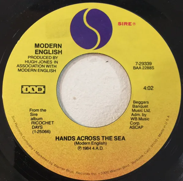 Hands Across The Sea