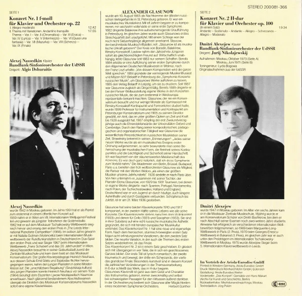Die Klavier-konzerte = The Concertos For Piano And Orchestra