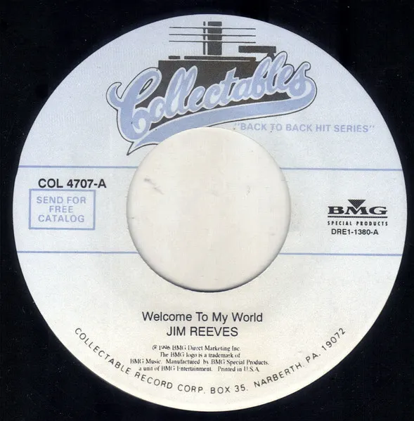 Welcome To My World / I Guess I'm Crazy
