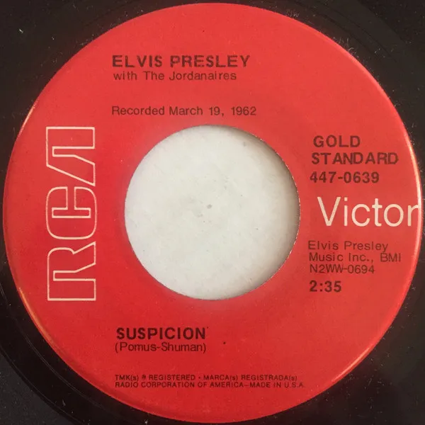 Suspicion / Kiss Me Quick