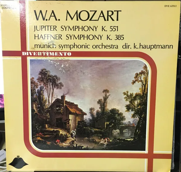 Jupiter Symphony K. 551 Haffner Symphony K. 385