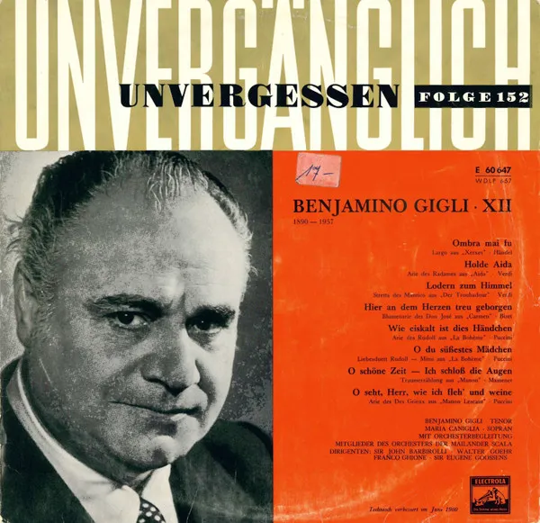 Benjamino Gigli - XII