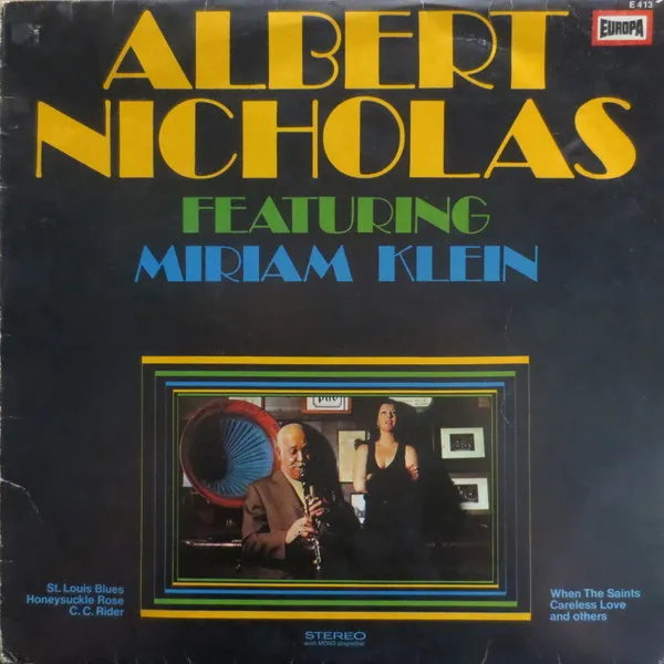 Albert Nicholas Featuring Miriam Klein