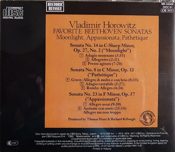Favorite Beethoven Sonatas