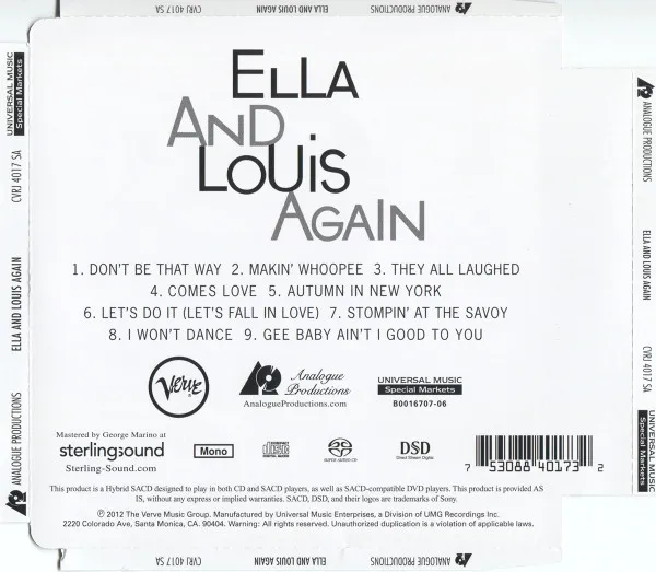 Ella & Louis Again