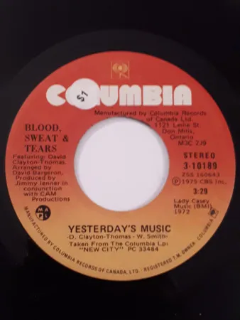 Yesterday's Music / No Show