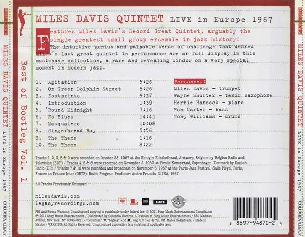 Live In Europe 1967 - Best Of The Bootleg Series Vol. 1