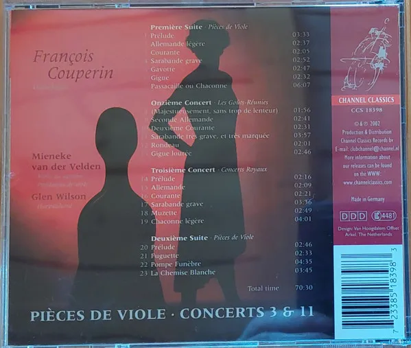 Pieces De Viole/Concerts