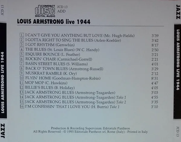 Live 1944 - The Birth Of The All Stars