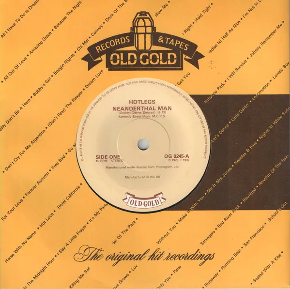 Neanderthal Man / I Don't Want Our Lovin' To Die