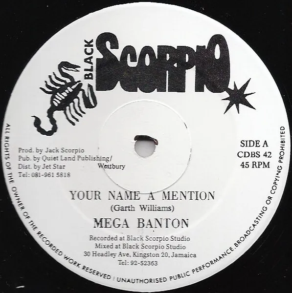 Your Name A Mention / Down Inna Yard