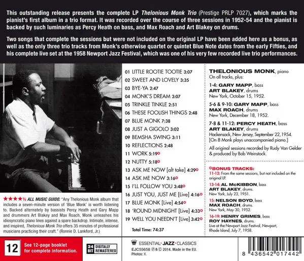 Thelonious Monk Trio