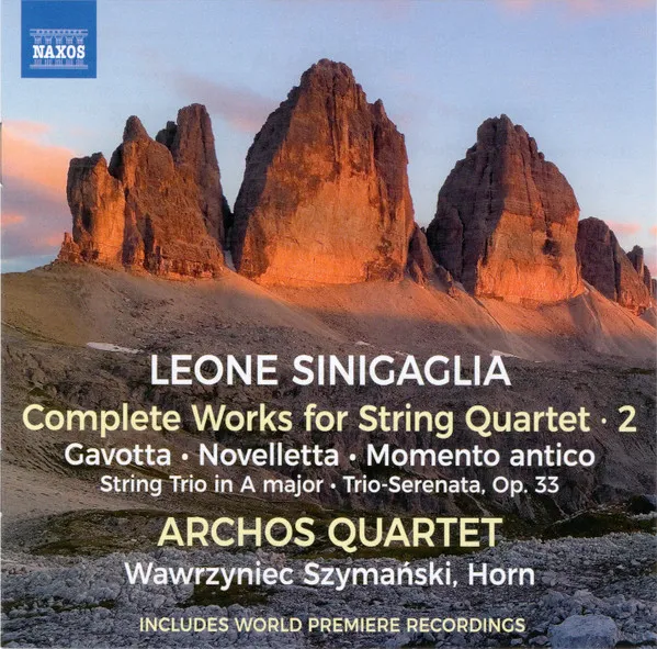 Leone Sinigaglia: Complete Works For String Quartet 2