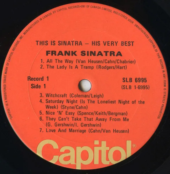 This Is Sinatra ...His Very Best