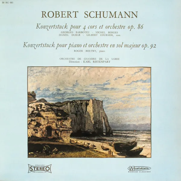 Konzertstuck Pour 4 Cors Et Orchestre Op. 86 / Konzertstuck Pour Piano Et Orchestre En Sol Majeur Op. 92