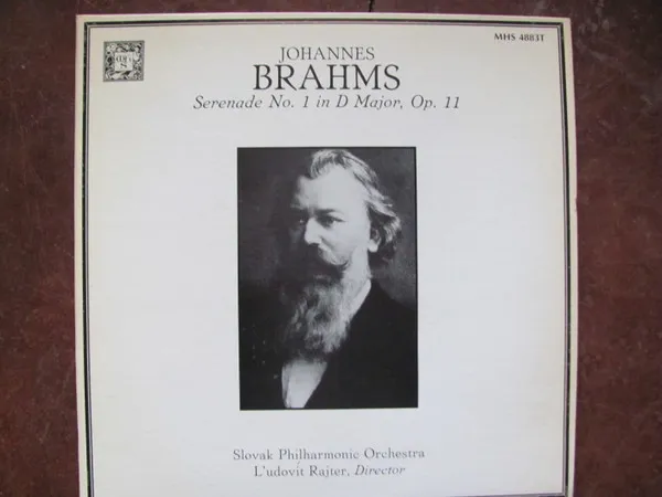 Serenade No.1 In D Major, Op.11, L'udovit Rajter, Director, Slovak Philharmonic Orchestra