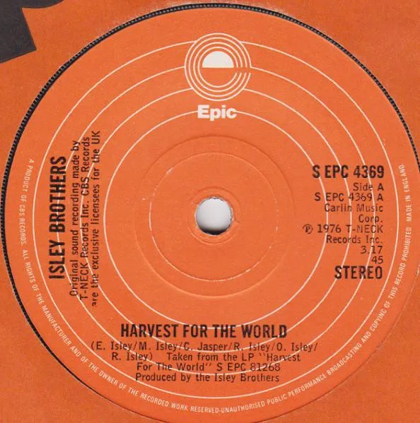 Harvest For The World