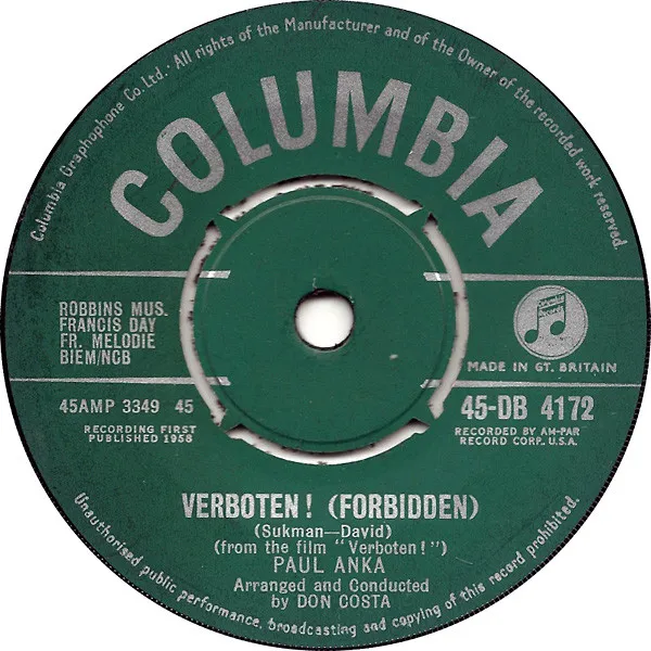Verboten! (Forbidden)
