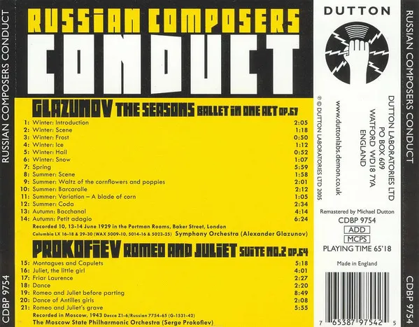 Russian Composers Conduct