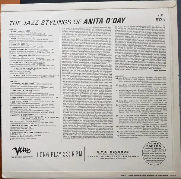 The Jazz Stylings of Anita O'Day