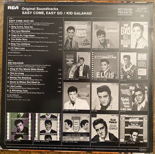 Easy Come, Easy Go / Kid Galahad